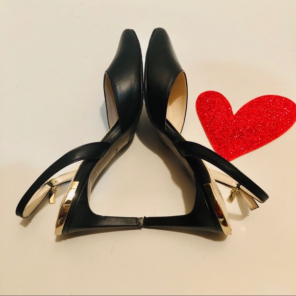 MISOPE NWOT classic sling back pointed kitten heel - Picture 5 of 8